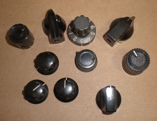 10pc Assortment of Vintage Control Knobs