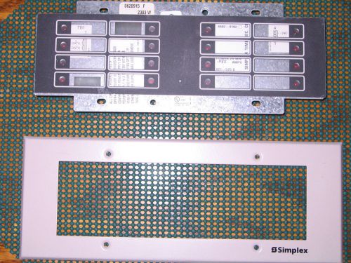 Simplex 4602-9101 Fire Alarms (SCU) LCD Annunciator 16 Zone Panel