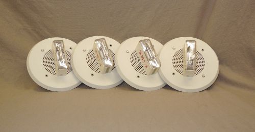 4 wheelock fire alarm strobe warning speakers for sale
