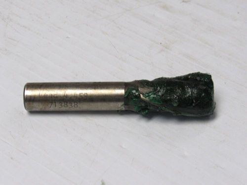 NO NAME 3/4&#034; HS END MILL LEAD 4.459 713838 3-1/4&#034;OAL 1/2&#034;SHAFT RESHARPENED
