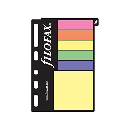 Filofax Pocket, Sticky Notes Assorted Colors, Color May Vary Multi-Fit (B210136)