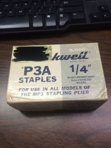 Markwell P3A 1/4&#034; Staples