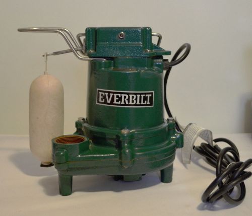Everbilt 1/2hp 5100gph Submersible Sump pump cast iron HDS50 1000 041 120