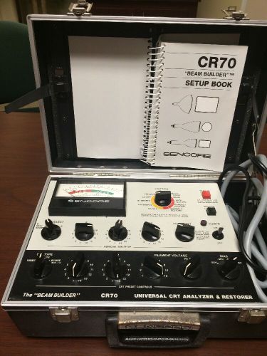 Sencore CR70 Universal CRT Anaylyzer and Restorer Fully Functional Vintage