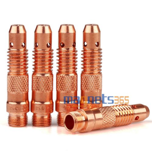 NEW 5pcs 1.0*47mm 10N30 TIG Welding Torch Collet Body PTA WP17,18 &amp; 26