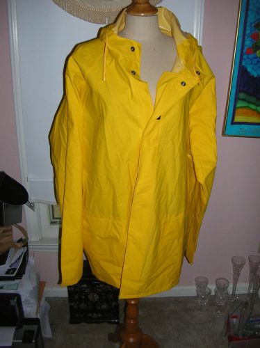 HELLY HANSEN  Rain Jacket, PVC/Polyester w/hood XL