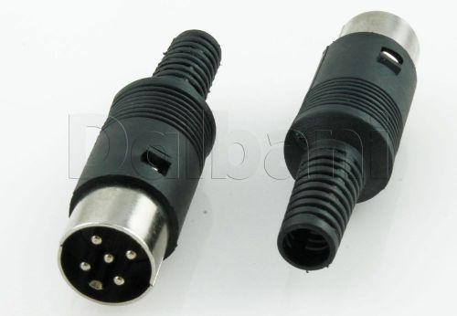 (10pcs) 5 pin (90/270 degree) din plug Connector 15-0272
