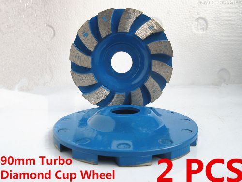 3.54 inch 90mm turbo diamond cup wheel disc for grinding stone concrete granite for sale
