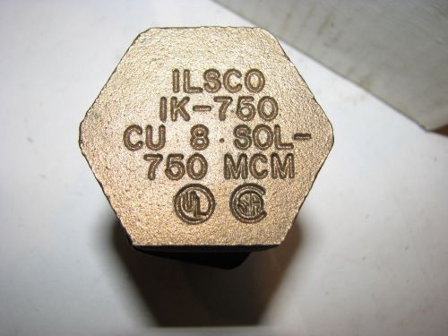 Ilsco ik-750 split bolt wire connector 750mcm-4/0 str  free shipping for sale
