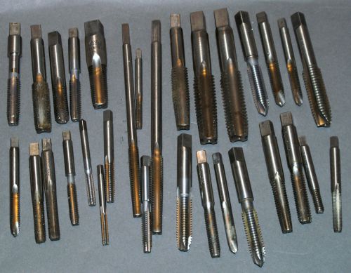 LOT of 31 vintage HAND TAPS ~ MORSE GREENFIELD CARD LUCKY ST Co. NPT ~