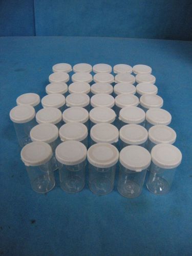 Armstrong Lab 35ml Plastic Specimen Bottles Lot of 37