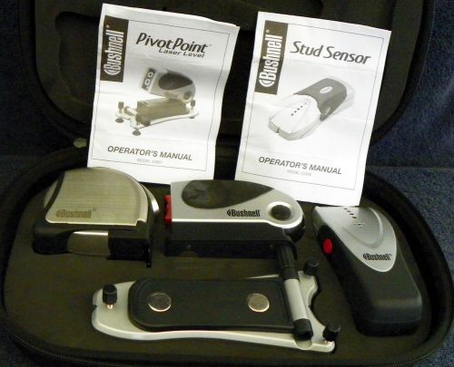 Bushnell Laser Layout Tool Set W/Pivot Point Laser, Stud Sensor &amp; 25&#039; Tape