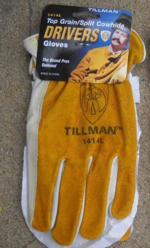 tillman drivers welders gloves1414L Top Grain/Split Cowhide Un-lined