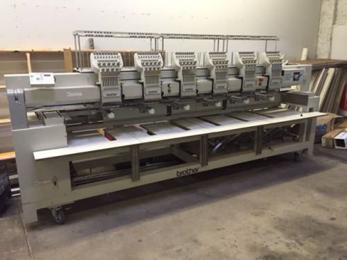 Brother Commercial Embroidery Machine  6 HEAD 9 NEEDLE   CLEAN  condition