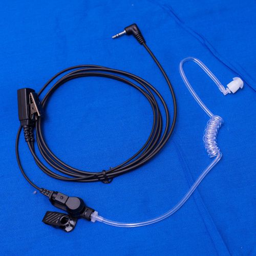 Clear tube headset surveillance kit for motorola mj270r mh230r mh370 mb140r t968 for sale