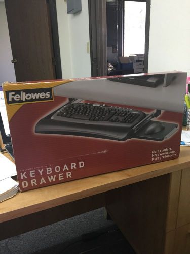 Fellowes Office Suites Underdesk Keyboard Drawer Black/Silver (9140303)