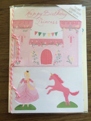 Meri Meri Happy Birthday Princess Card