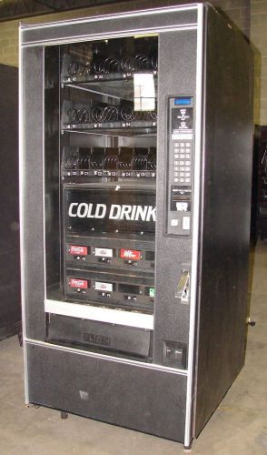 $1/$5 combo drink snack machine 33wide refurbished clean paint w/w. national 472 for sale
