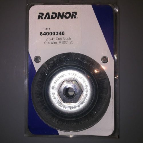 Radnor Carbon Steel Crimped Wire Cup Brush Use On Small Grinder
