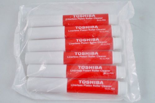 Toshiba Linerless Platen Roller Cleaner Pen (6 pack) CL-LL-PEN; FREE SHIPPING!