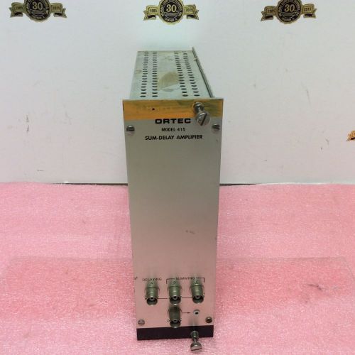 Ortec eg&amp;g nim computer module model # 415 sum-delay amplifier bin module for sale