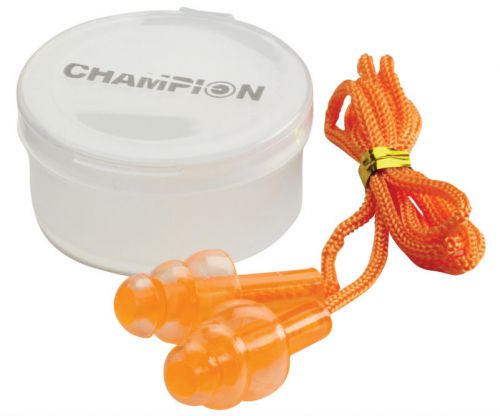 Champion Gel Corded Ear Plugs with Case Hearing Protection