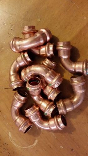 10-  1/2 propress Viega copper plumbing fittings
