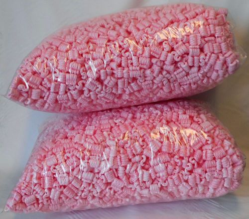 Packing Peanuts 7 cu ft Pink Anti Static Popcorn New Clean Fast Ship