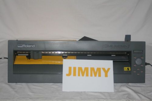 Roland CAMM-1 Vinyl Cutter Model CX-24 Good working Condition Tested + CD MANUAL