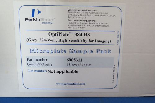 PerkinElmer OptiPlate-384 HS Grey Microplate # 6005311 Pk/5