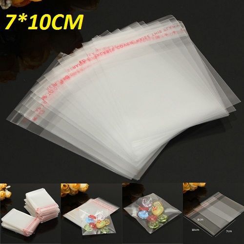 5600x self adhesive 7*10cm seal clear opp plastic bags (dhl express) for sale