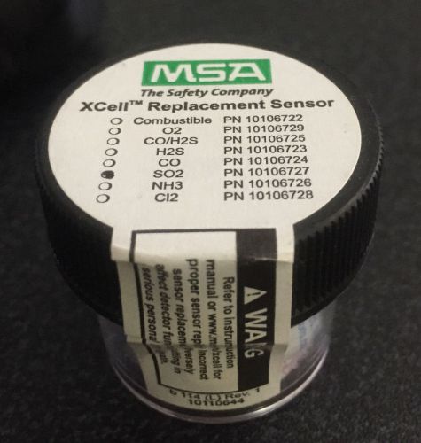 Msa 10106727 xcell sensor so2 for sale
