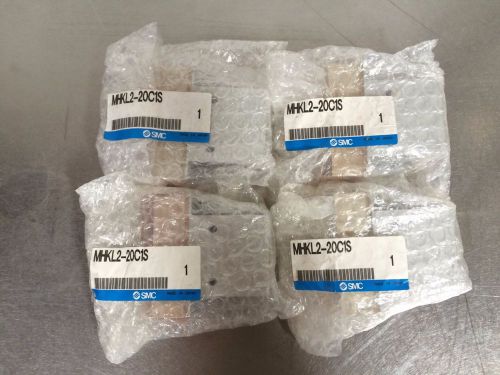 V127801 Lot 4 SMC MHKL2-20C1S Parallel Wedge Cam Air Grippers