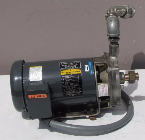 Price Pumps Stainless Steel Water Fluid Pump 230V 3PH 2HP Baldor