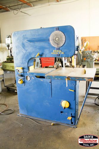 Do all vertical band saw / model v-36 / 36&#034; throat  / 378s for sale