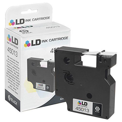 LD © Compatible Dymo 45013 Black on White Tape for Dymo LabelManager &amp; Label