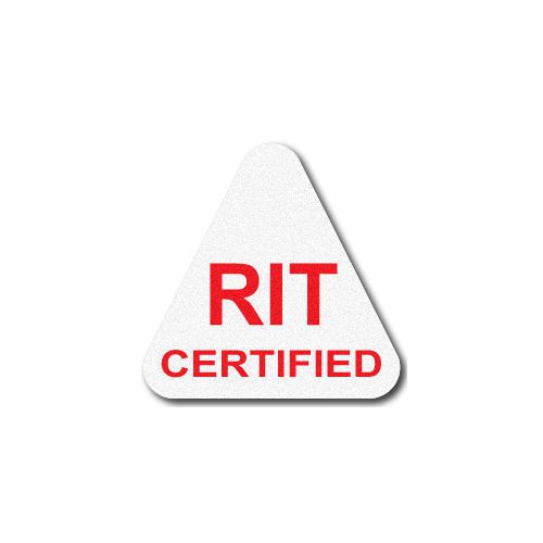 3M Reflective Fire/Rescue/EMS Triangle Decal - RIT  Rapid Intervention Team
