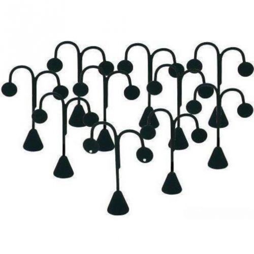 10 Black Velvet Earring Displays 4 3/4&#034;