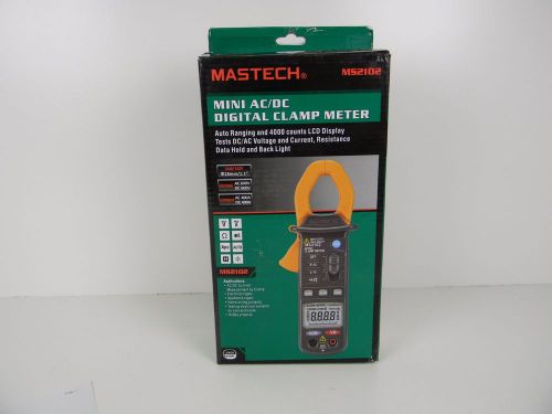 Mastech 400A Auto-ranging AC/DC Mini Clamp Meter Multimeter MS2102