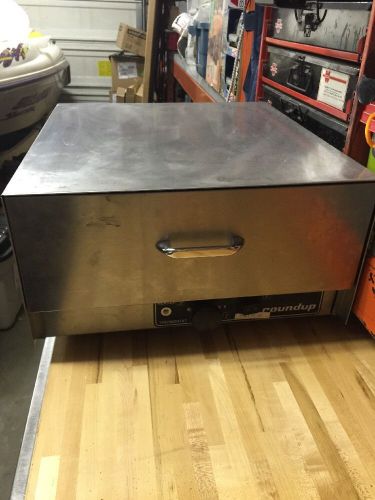Used Roundup WD-20 9400130 Hot Dog Bun Warmer Drawer Holds 40 Buns 120 Volt