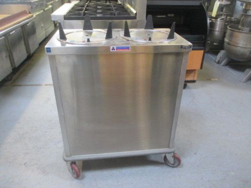 MEPD2H1018 Atlas Metal Heated Plate Dispenser Mobile - 10 1/8&#034; Plates