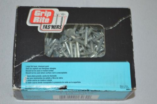 Grip Rite 1-1/4&#034;  Electro galvanized Roofing Fasners Nails 175 in Box