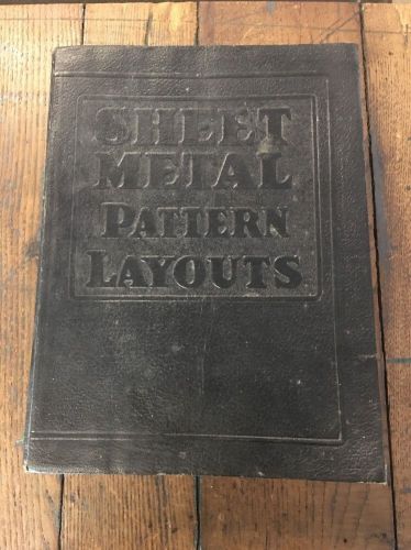 1942 Audels Sheet Metal Pattern Layouts Development Book Edwin Anderson