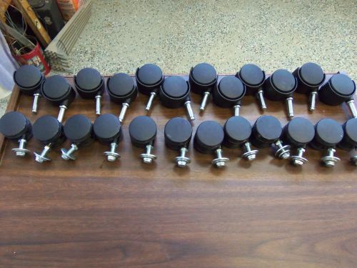 36 LOT KITCHEN OFFICE CHAIR FURNITURE WHEEL CASTERS, INDUSTRIAL STEAMPUNK NICE