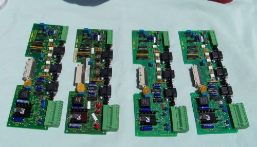 QTY 4)GE CASI MICRO/5 COMMUNICATIONS/POWER SUPPLY REV M  BOARDS ACCESS CONITROL