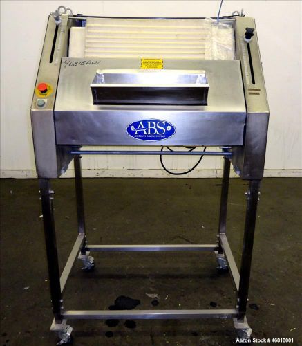 Used- Sinmag Baguette Moulder, Model SM 380S, Stainless Steel. Approximate capac