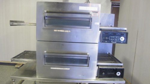 Lincoln impinger 1116  double stack gas conveyor pizza oven tx160300304 for sale