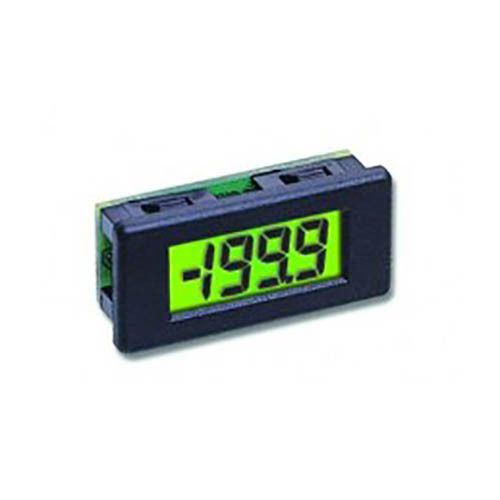 Lascar dpm 1as-bl 3 1/2-digit lcd panel voltmeter w/200 mv dc, led for sale