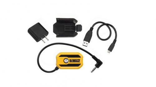 New Portable DEWALT DCR002 USB Rechargable Bluetooth Radio Adapter