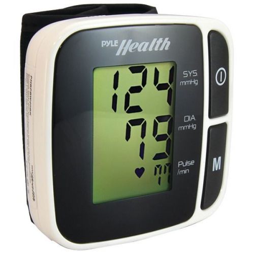 PYLE PHBPBW40BK Bluetooth(R) SMART(TM) Wrist Blood Pressure Monitor (Black)